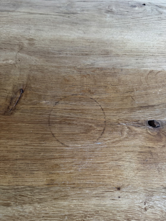 Image 1 of Table de salle à manger en bois avec 6 chaises assorties