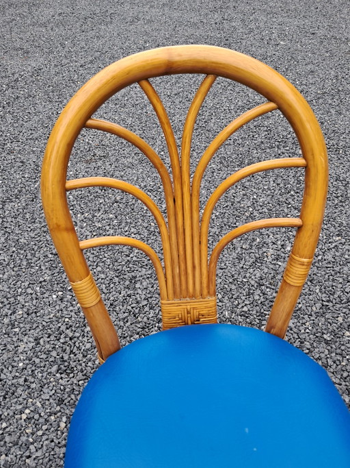 6 chaises bohèmes en rotin – eetkamerstoelen, Bamboo (photo 2 of 14)
