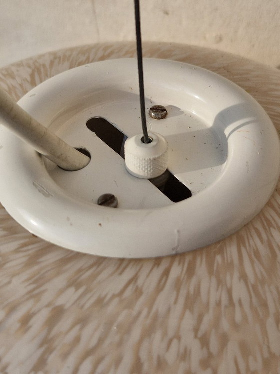 Image 1 of Lampe suspendue mouchoir en verre de Murano