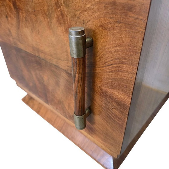 Image 1 of French Art Deco mahogany bedside table, circa 1920/30