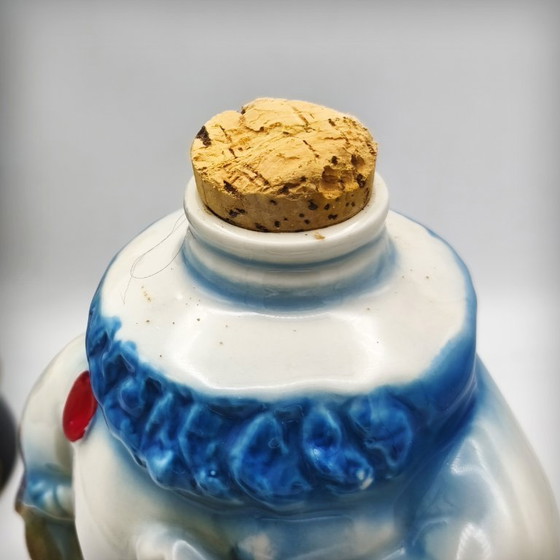 Image 1 of Caraffa in ceramica "Clown Donkey" di Jim Beam, USA, anni '60