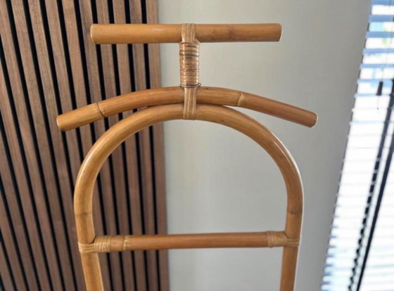 Image 1 of valet de chambre vintage en bambou