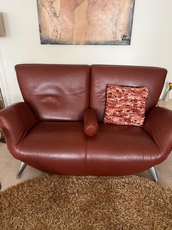 Leolux Panta Rhei Sofa – Leather, Aluminium (photo 3 of 5)