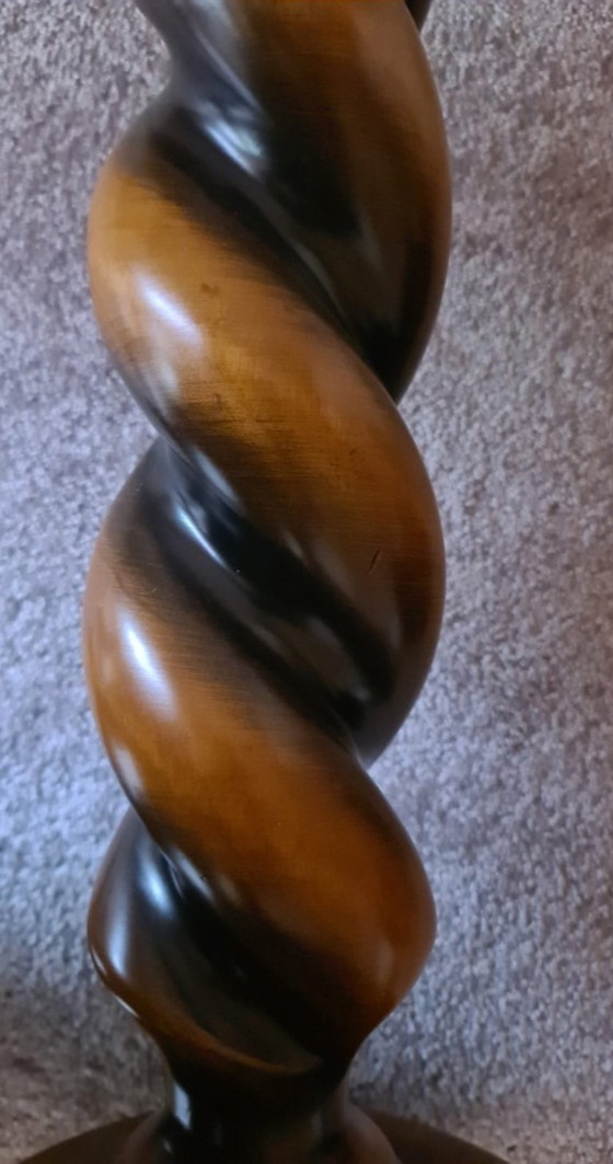 Image 1 of 2 solid mahogany pedestals columns