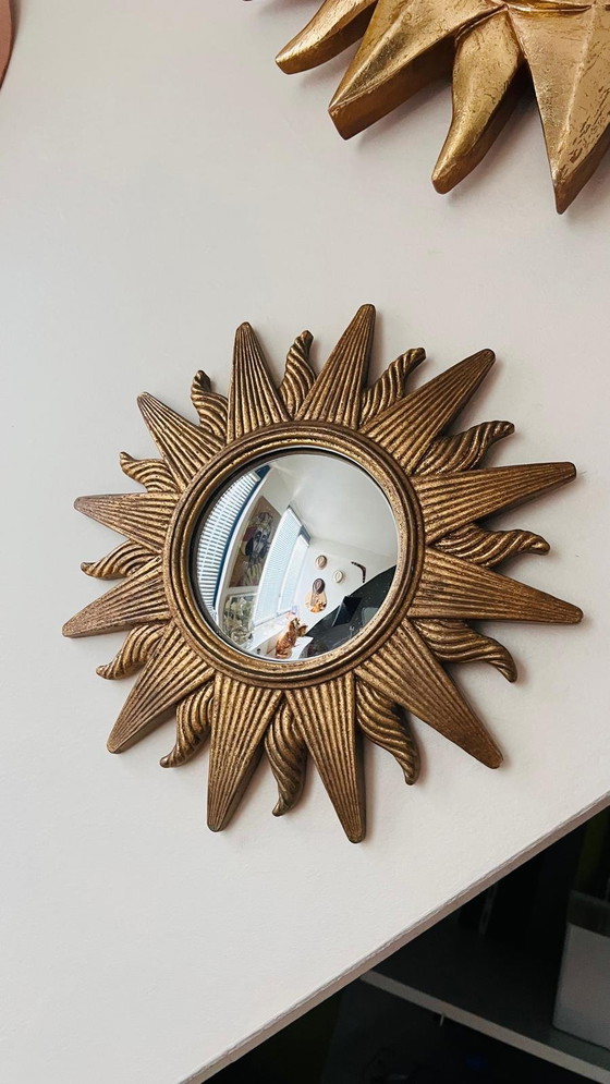 Image 1 of Set Sunburst orologio specchio globo specchio