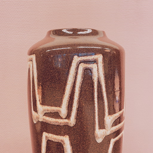 Braune westdeutsche Vase