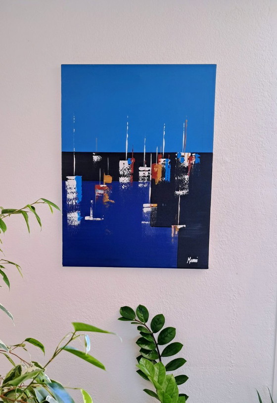 Giancarlo MARCUCCI - Regata - Artist's painting – Paintings & Drawings, Canvas (photo 10 of 13)