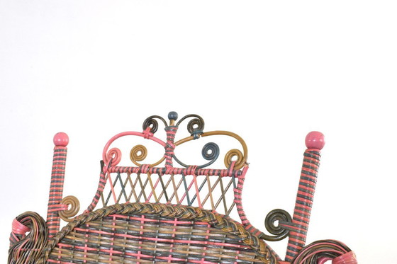 Image 1 of American Victorian Wicker Armchair from Heywood- Wakefield, 1910s.