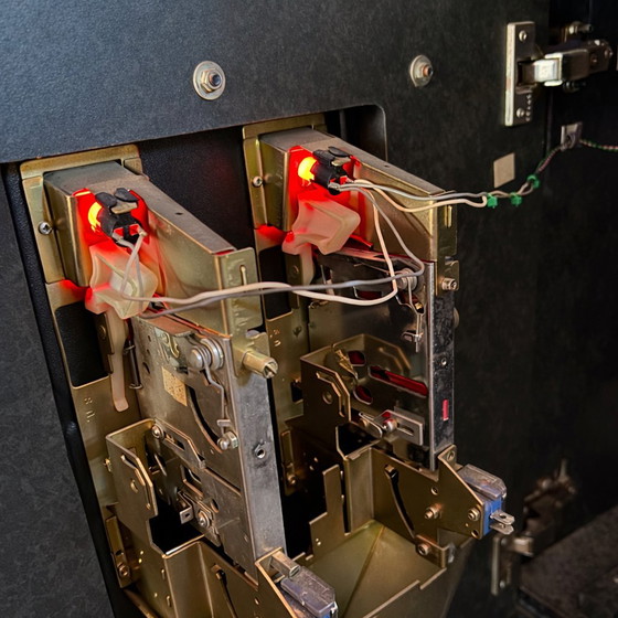 Image 1 of Macchina arcade d'epoca - Mobiletto Hellomat - 50 giochi - Restaurato - Con ricevuta