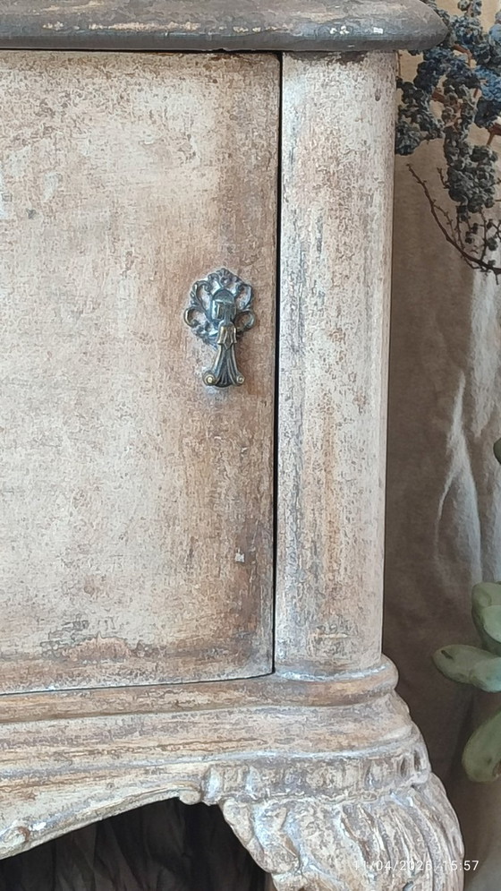 Image 1 of Chippendale style bedside table