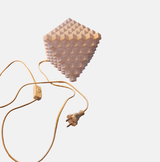 Vintage Nielsen Light “Babylon” table lamp/wall lamp – Scandinavian geometric design – 1990s