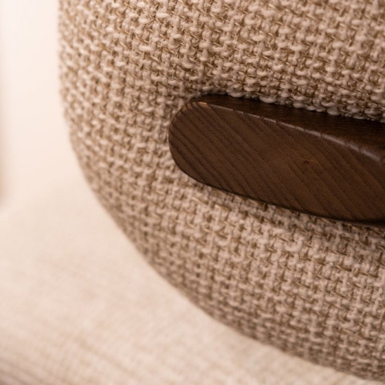 Calligaris Oleandro Fauteuils, Set van 2, Textiel, Wit (foto 5 van 8)