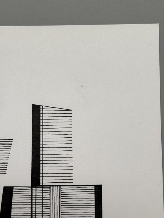 Image 1 of Eugène Eechaut (1928-2019) - 2 Works, Ink, 1987/88