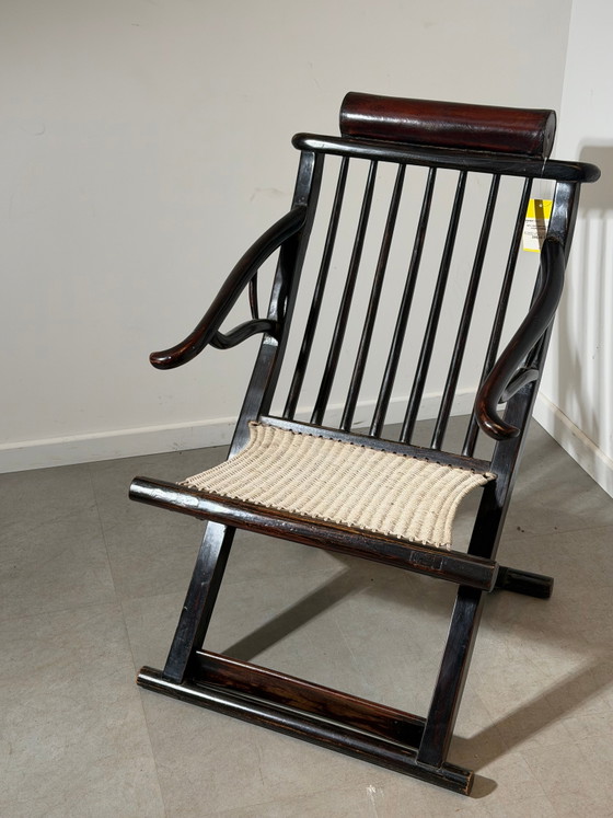 Chinese klapstoel uit de Qing-dynastie – Fujian, China – Fauteuils (photo 8 of 10)