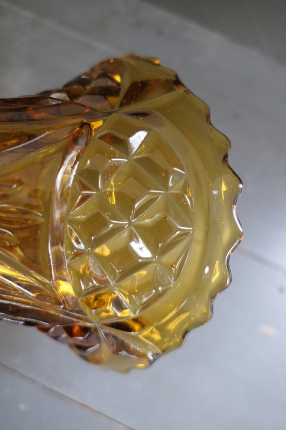 Image 1 of Jarrón Art Déco de Rudolf Schrötter, con flor de piqué