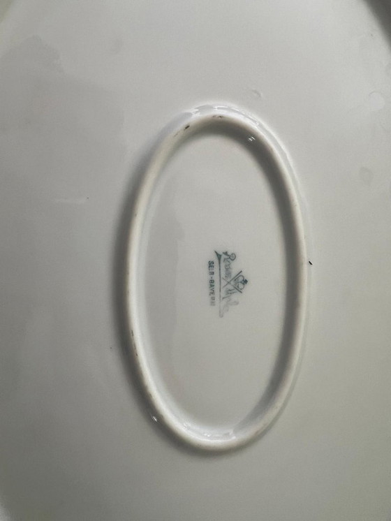 Image 1 of Rosenthal Porzellan Plateau de service - 30 cm de long, 25 cm de large, ovale