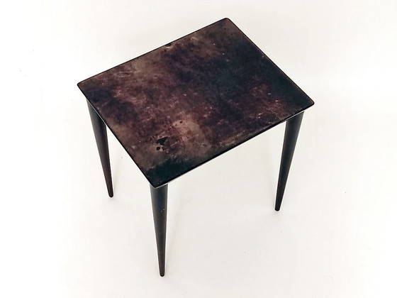 Image 1 of Aldo Tura side tables