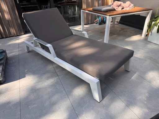Lettino prendisole per la vita all'aria aperta – ligbed tuin, Aluminium