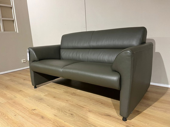 Image 1 of Montel Mondi - 2-seater - Leather - Green - Showroom model