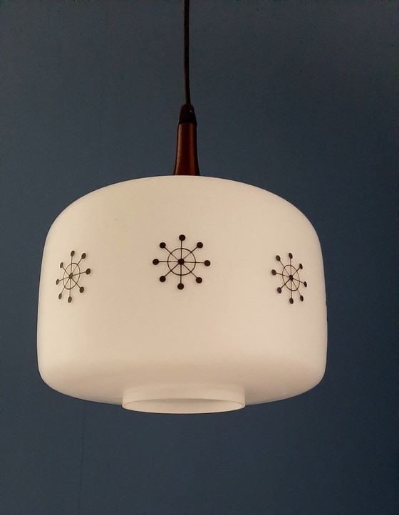 Image 1 of Scandinavian design pendant lamp "Space Age"