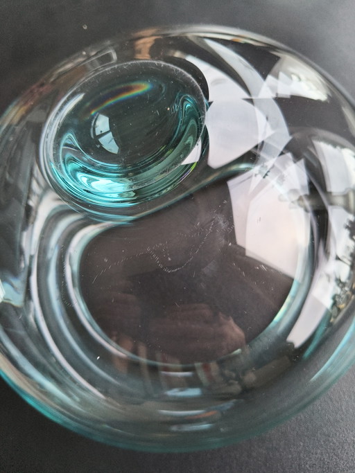 Holmegaard 'Provence' schaal – Per Lütken – Aqua / Lichtblauw (26 cm)Beschrijving