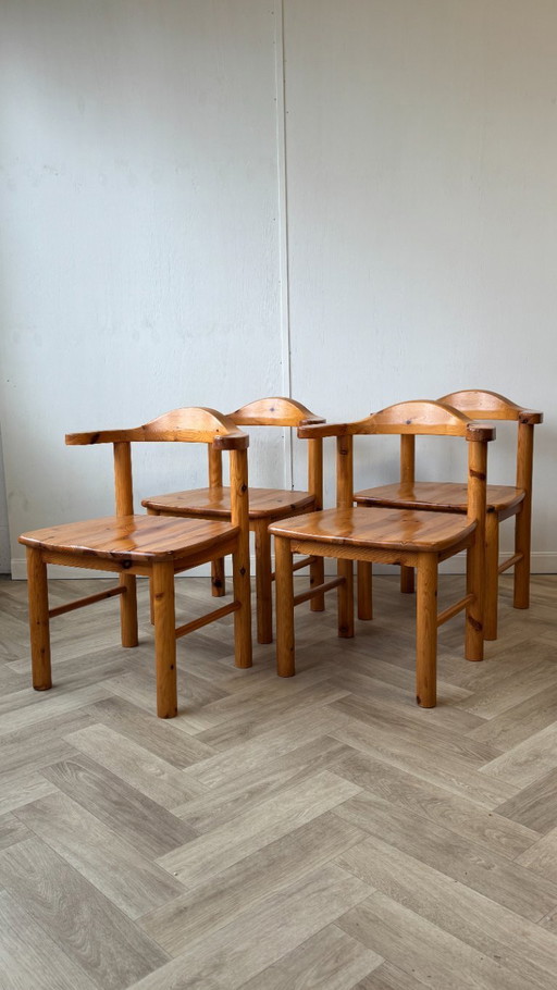 4 chaises vintage de style Daumiller