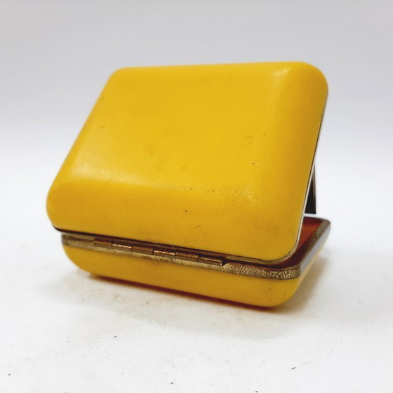 Image 1 of Vintage Rare Travel Mechanical Alarm Clock Aradora, 8 Ruby Jewels