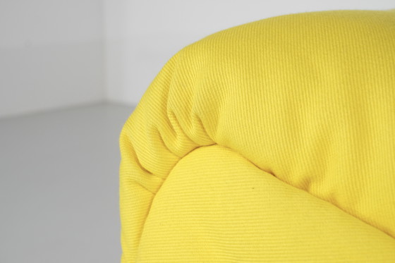 Image 1 of Strips" yellow sofa by Cini Boeri for Arflex, Italy 1968.