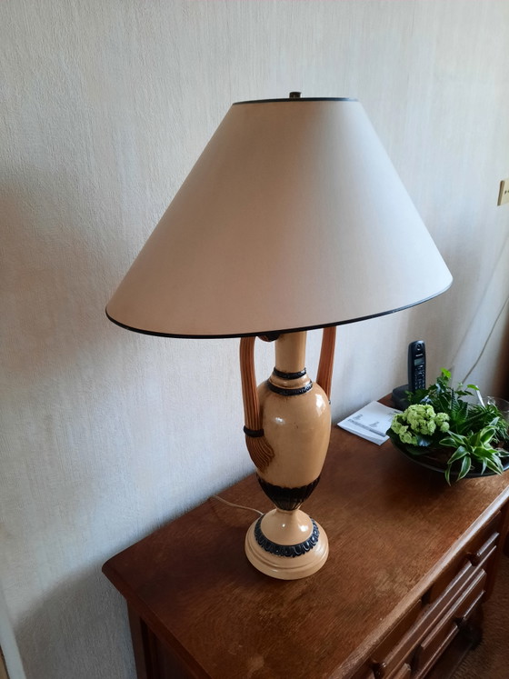 Beautiful large Kullmann earthenware light-sealed table lamp – Ceramic (photo 3 of 9)