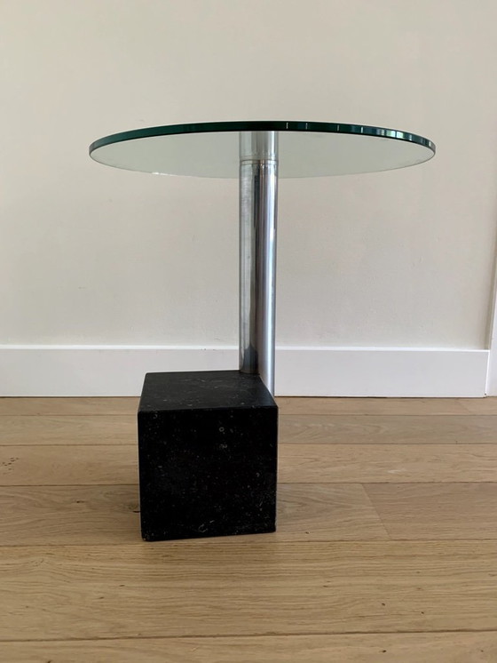 Image 1 of Two original Metaform HK-2 side tables - design Hank Kwint