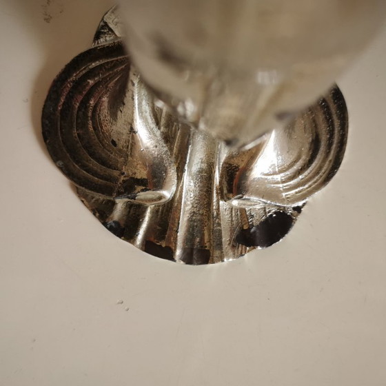 Image 1 of ANTIGUO CANDELABRO PLATEADO MODERNISTA