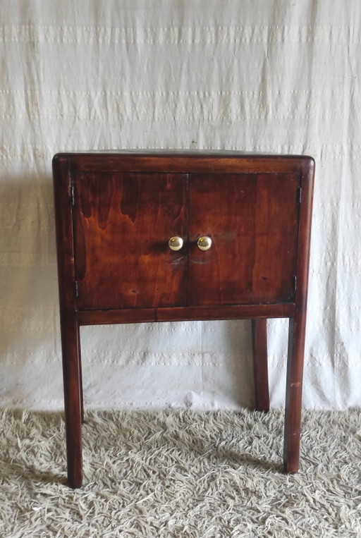 Tavolino Art Déco in legno massello - metà del XX secolo