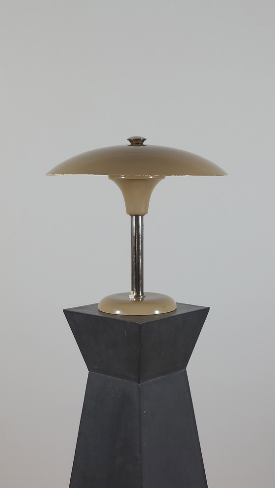 Image 1 of Lampada da tavolo Bauhaus Max Schuhmacher Art Déco anni '30