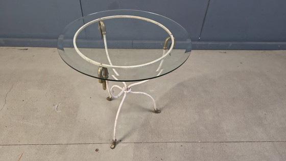 Image 1 of Mid century italian swan side table, 1970s 