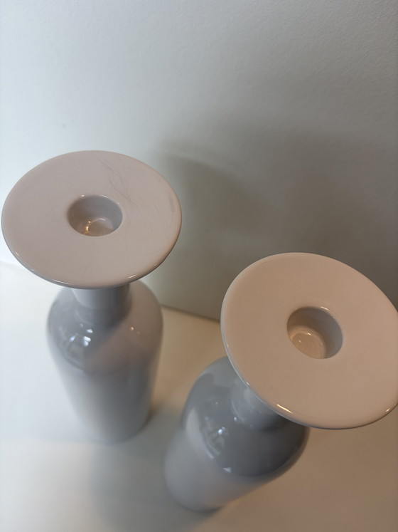 Image 1 of Twee kandelaars van Marcel Wanders voor de Bijenkorf