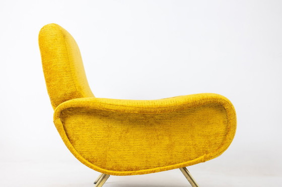 Image 1 of Marco Zanuso para Artflex: Sillones de latón amarillo y dorado, años 50