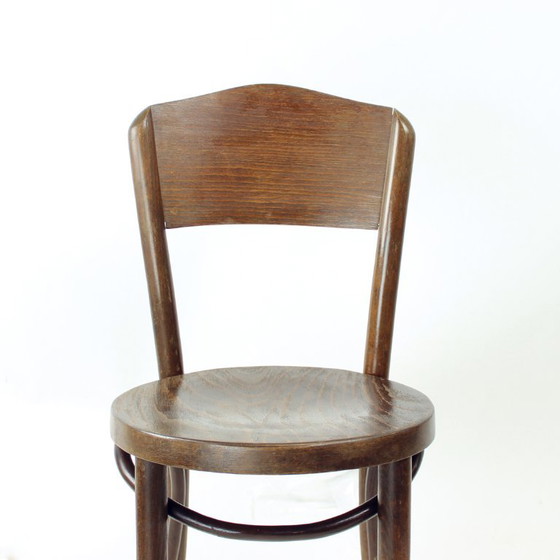 Thonet Bentwood Bistro Chair, Czechoslovakia 1940s – Dining chairs, Klassiek (photo 8 of 11)