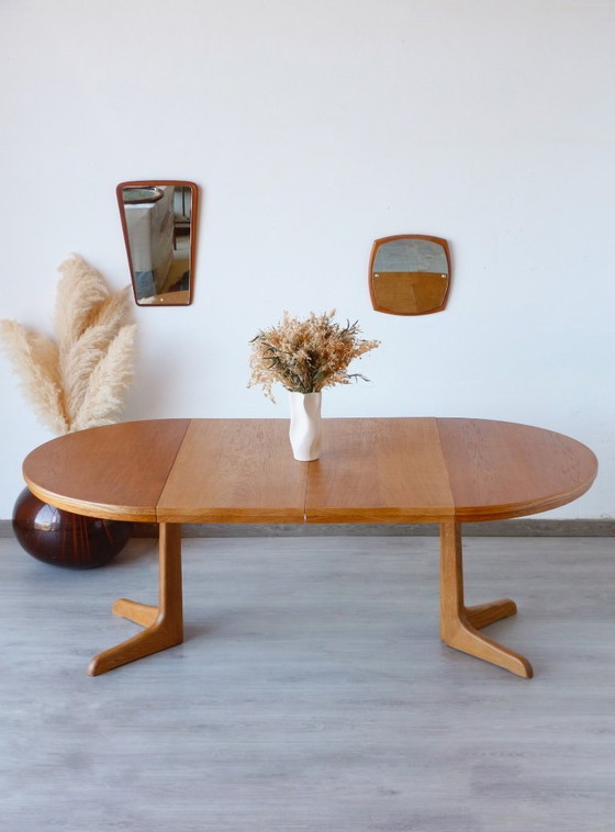 Image 1 of Extendable Vintage Oak Dining Table | Scandinavian Design