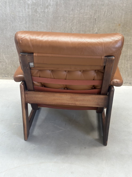 Image 1 of Set/2 Poltrone Lounge Coja Culemborg Cognac anni '70
