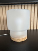 IKEA Sinnerlig Jaren 80 Tafellamp Matglas
