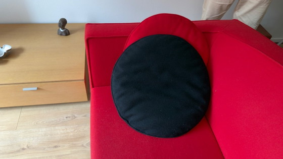 Divano di design Topform – Rosso, 3 posti – Design olandese senza tempo – Divani 3 posti, Textile (photo 12 of 12)