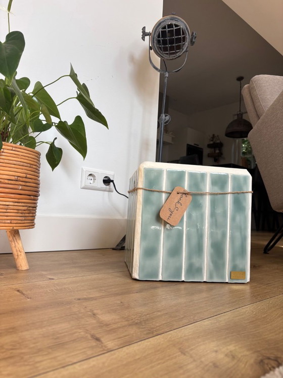Authentic Side Table – Eliza Studio, Ceramic, Brass (photo 2 of 5)