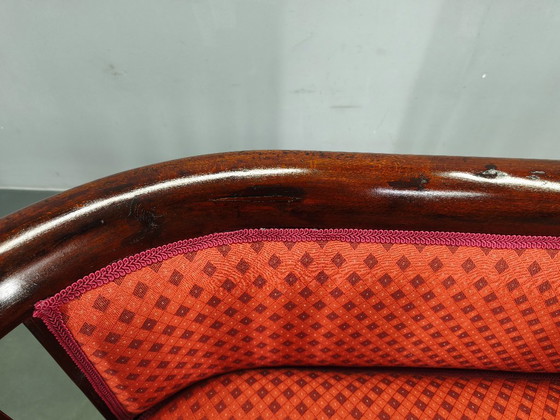 Image 1 of Josef Hoffmann Art Deco beukenhouten sofa, Weense Secession, jaren 1920