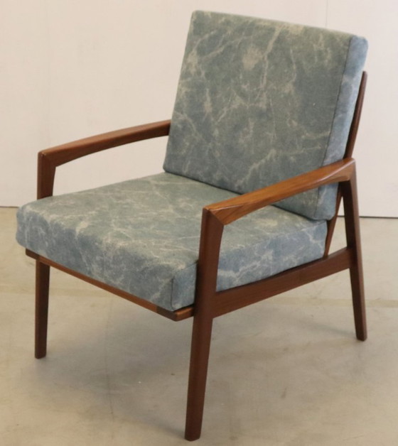 Image 1 of Vintage armchair easy chair newly upholstered 'Mettman'