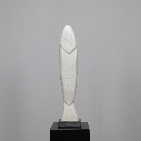 Image 1 of Scultura in marmo di Paul Simons, anni '80