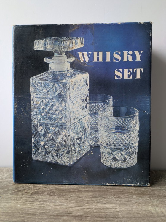 Image 1 of Set da whisky in cristallo, decanter Bohemia (cristallo al piombo 24%)
