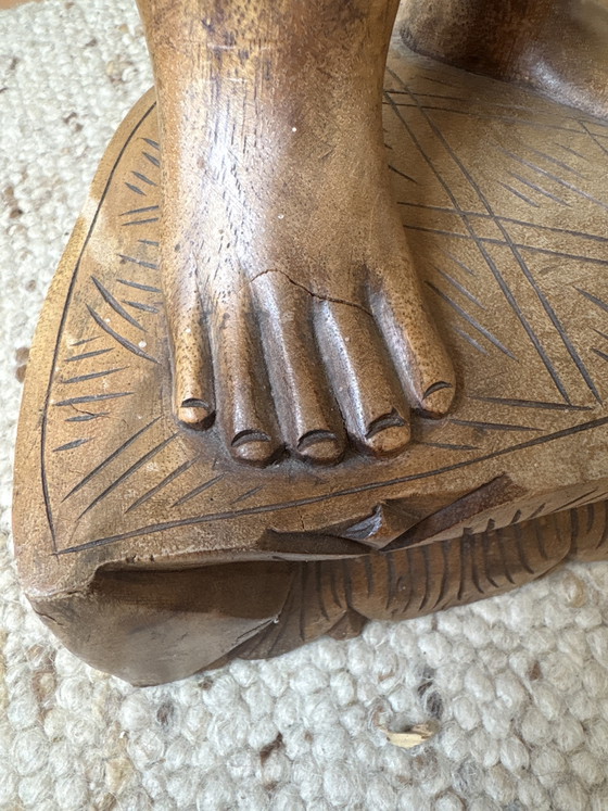 Beautiful large statue of beautiful wood – Sculpture (photo 10 of 11)