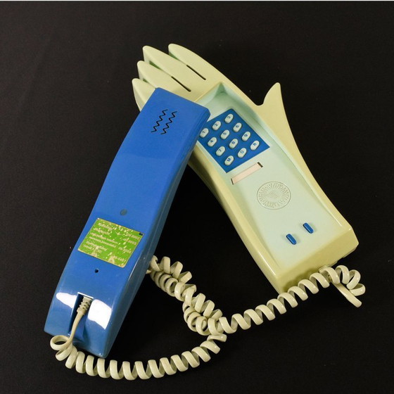 Image 1 of Telefono Cresta Modell 100 del 1980 progettato per Vroom e Dreesmann Handtelefoon