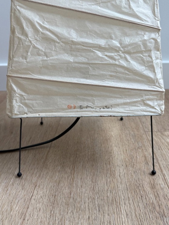 Image 1 of Pair of vintage Isamu Noguchi Akari 4N table lamps with original WB Form box