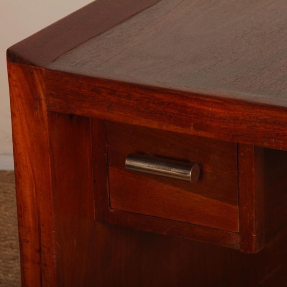 Bureau en bois, travail moderniste des années 1930, Bureaux, Marron (photo 2 sur 11)